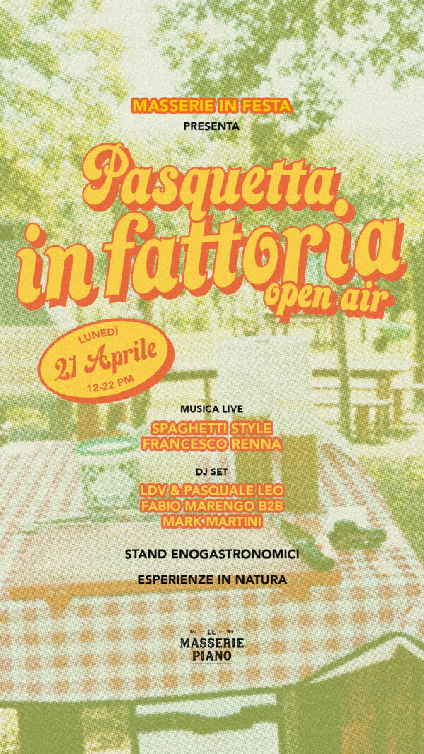 PASQUETTA - dalle 16:00 (prenotazioni gratuita e pagamento all'ingresso 15€ con drink)
